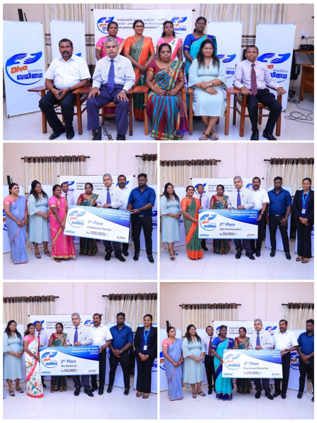 Image of the ‘DIVA Karathitku Valimai’ Entrepreneurial Skills Development Program in Jaffna