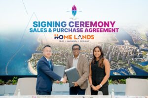 Home Lands Signs SPA with CHEC Port City - PR Photograph (1)