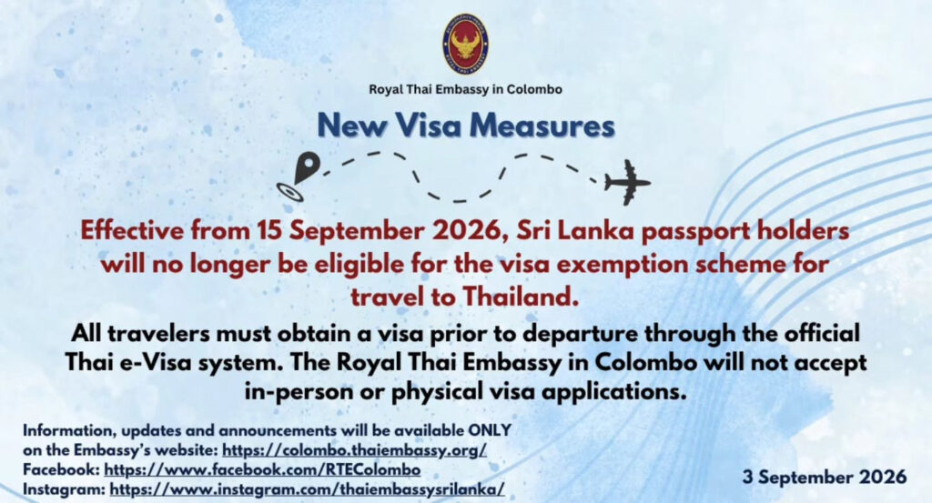 Thai-Visa-Sri-Lanka